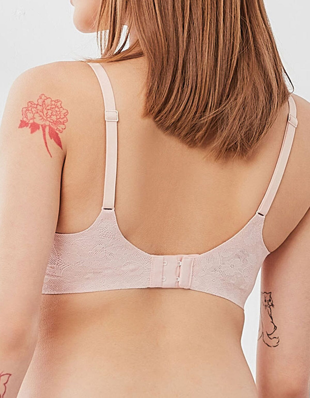 INVISIBLE Lightmesh REextraSkin™ W-Shape support Bralette Bra Her own words 