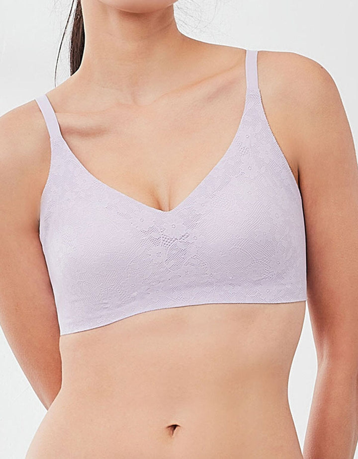 INVISIBLE Lightmesh REextraSkin™ W-Shape support Bralette Bra Her own words 