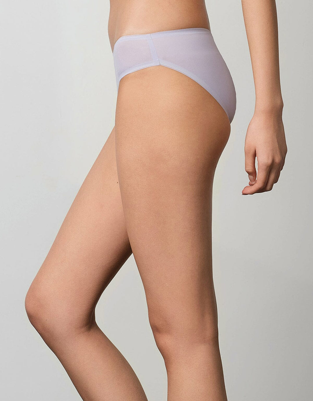 AIRY breathable Rib Fabric Bikini Panty Bikini Her own words New Evening Haze S 