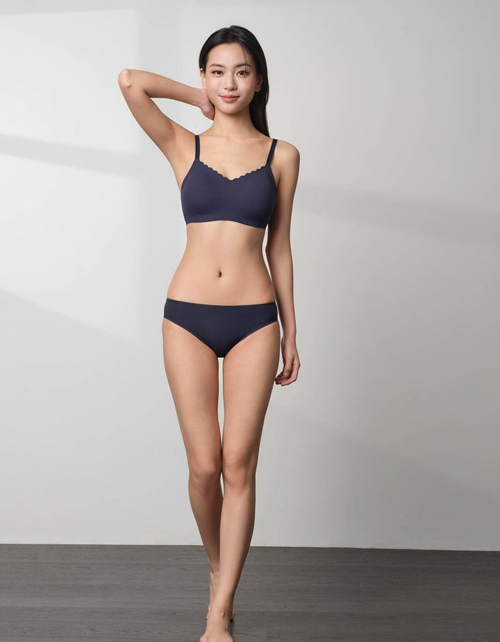 AIRY Breathable Rib Fabric Bikini Panty Bikini Her own words 