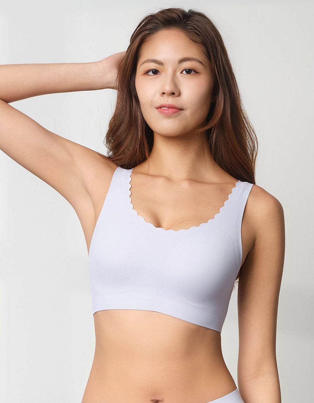 AIRY Ribbed AirFlow 4-in-1 Patented Breathable Light Push Up Bra Top Bra Her own words 