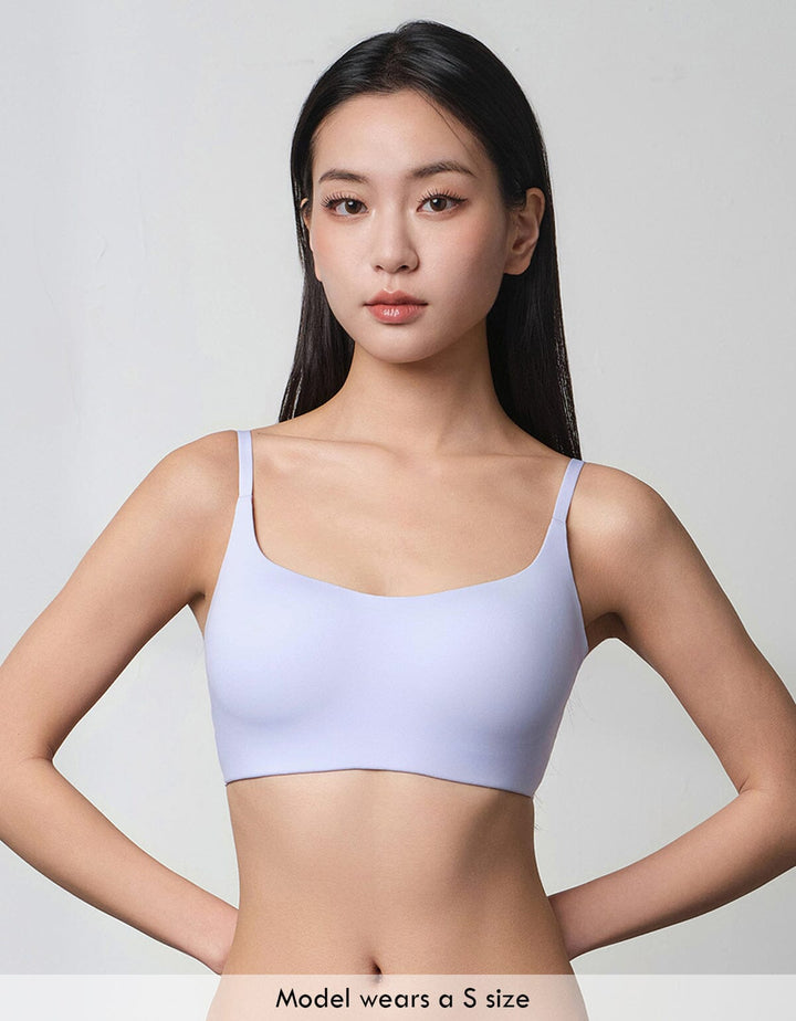 SIGNATURE-ALPHA Square Neck Non Wired Bra Bra Her own words 