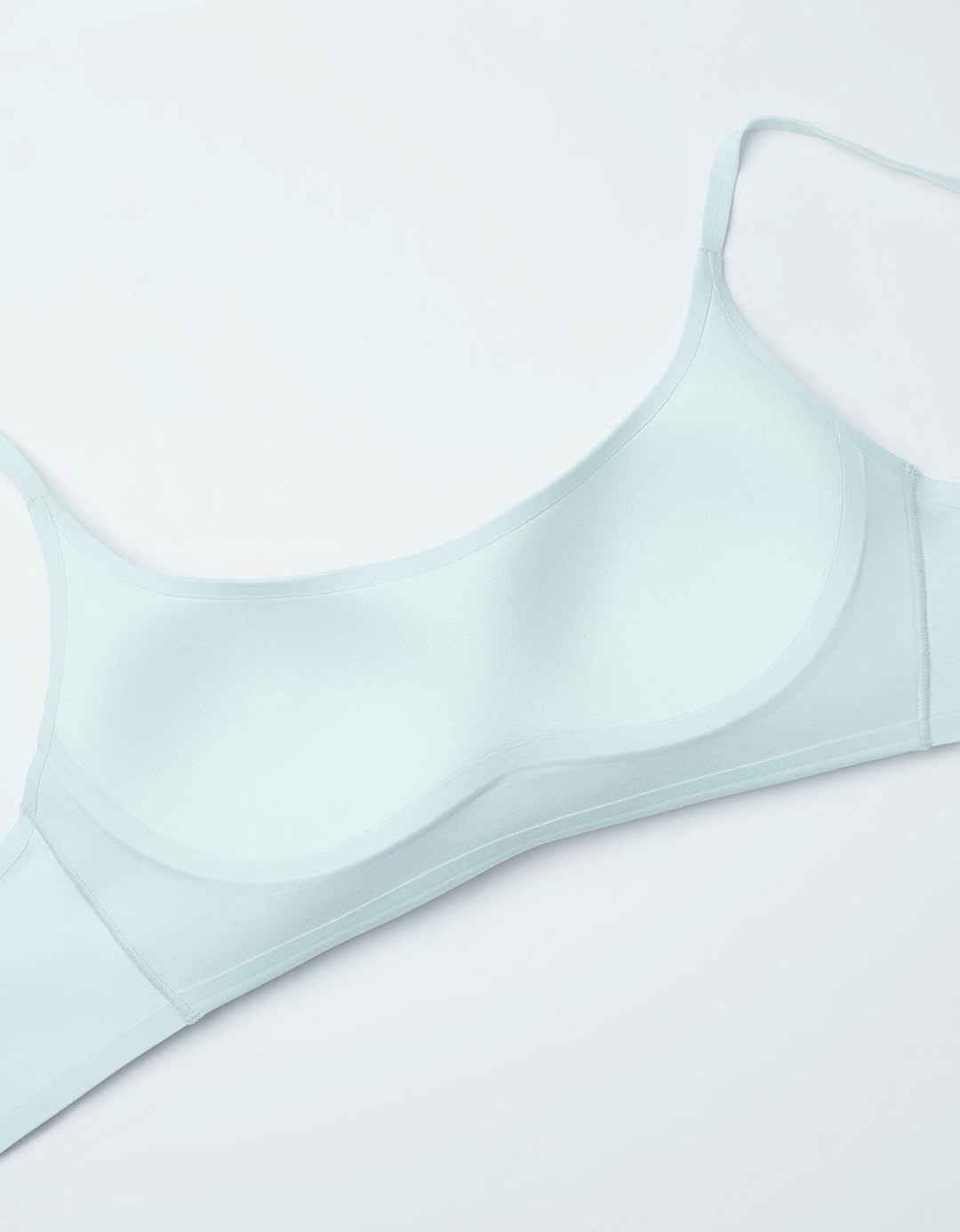 Soft Flexi RemarshmallowPAD ? Square Neck Non Wired Bra Bra Her own words New Illusion Blue XS (70A-B) 