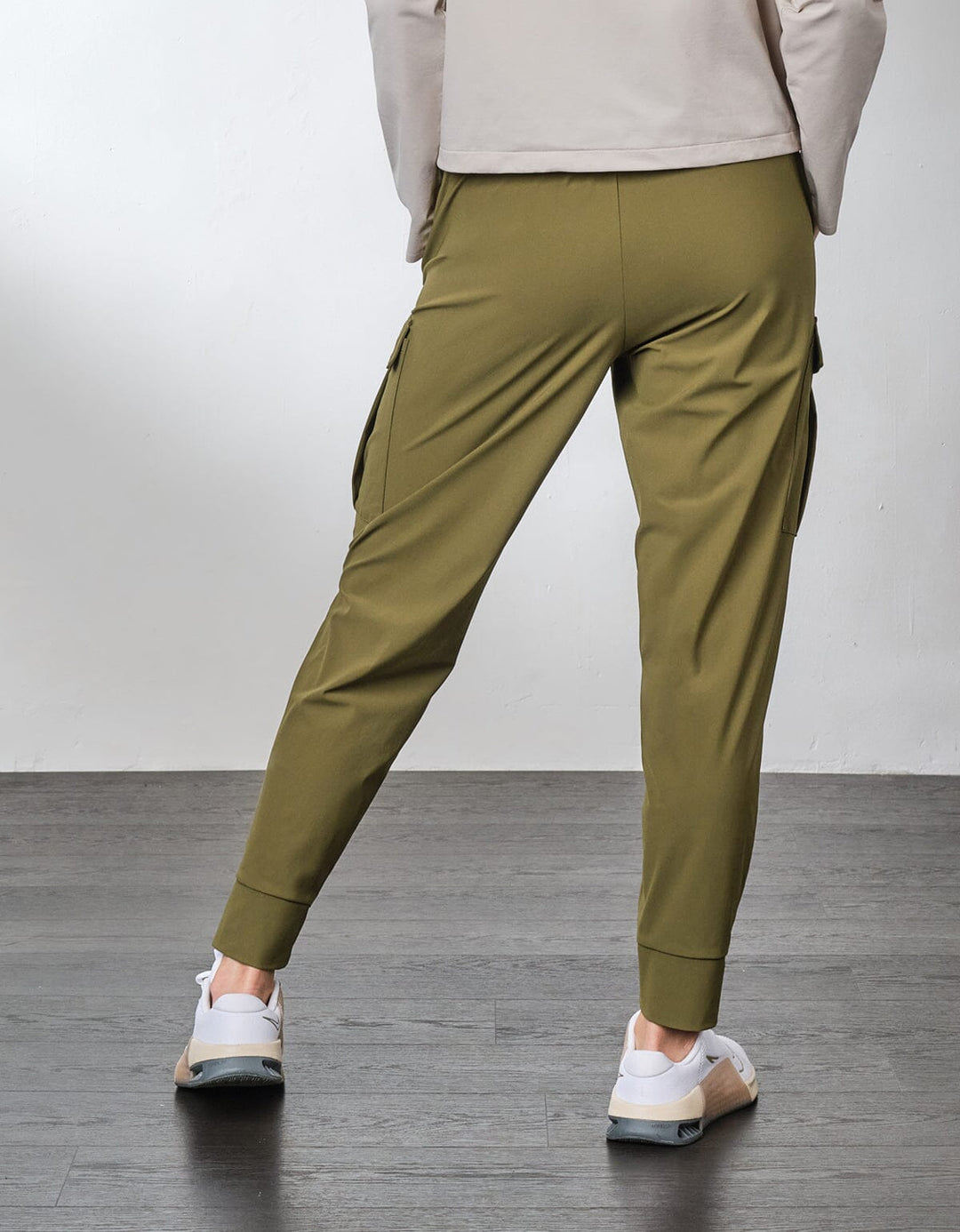 HOW- STAYDRY Mid Waist Full Length Quick Dry Cargo Jogger Jogger Her own words SPORTS 