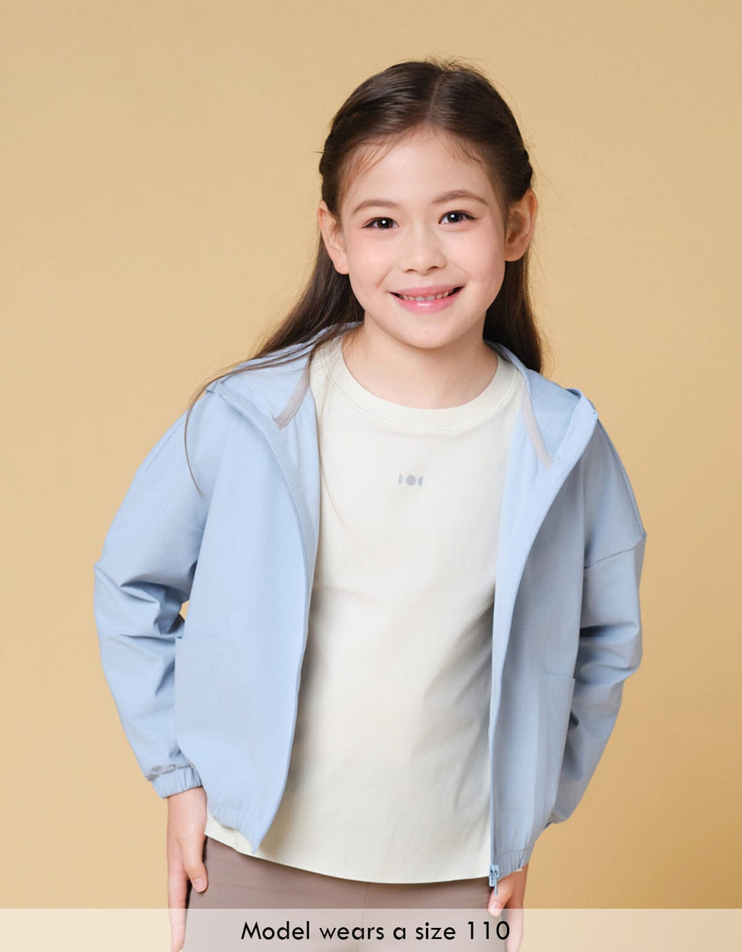 Kids HOW-STAYDRY UV Protection Cool Touch Quick Dry Running Jacket Jacket Her own words SPORTS 