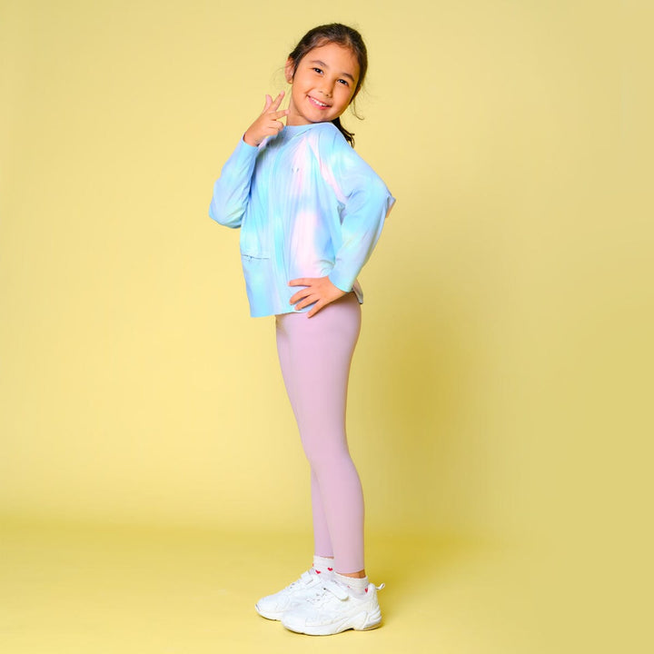 Kids Mid-Waist UV Protection Cool Touch Ankle leggings Leggings Her own words 