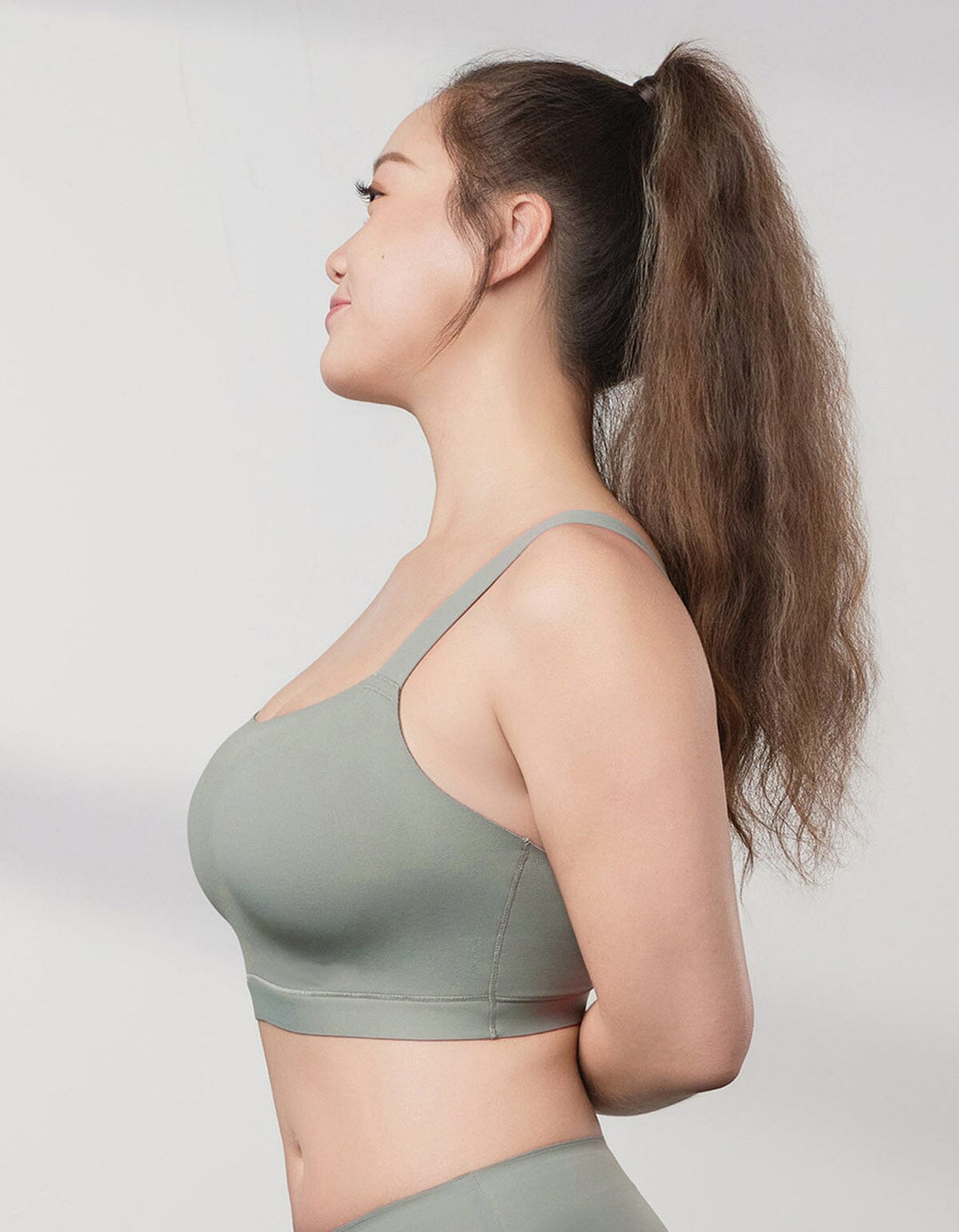 SMOOTH IT REextraSkin™ Adaptiv Plus Lightly Lined Bra Top Bra Her own words Gray Willow S (75A-B) 