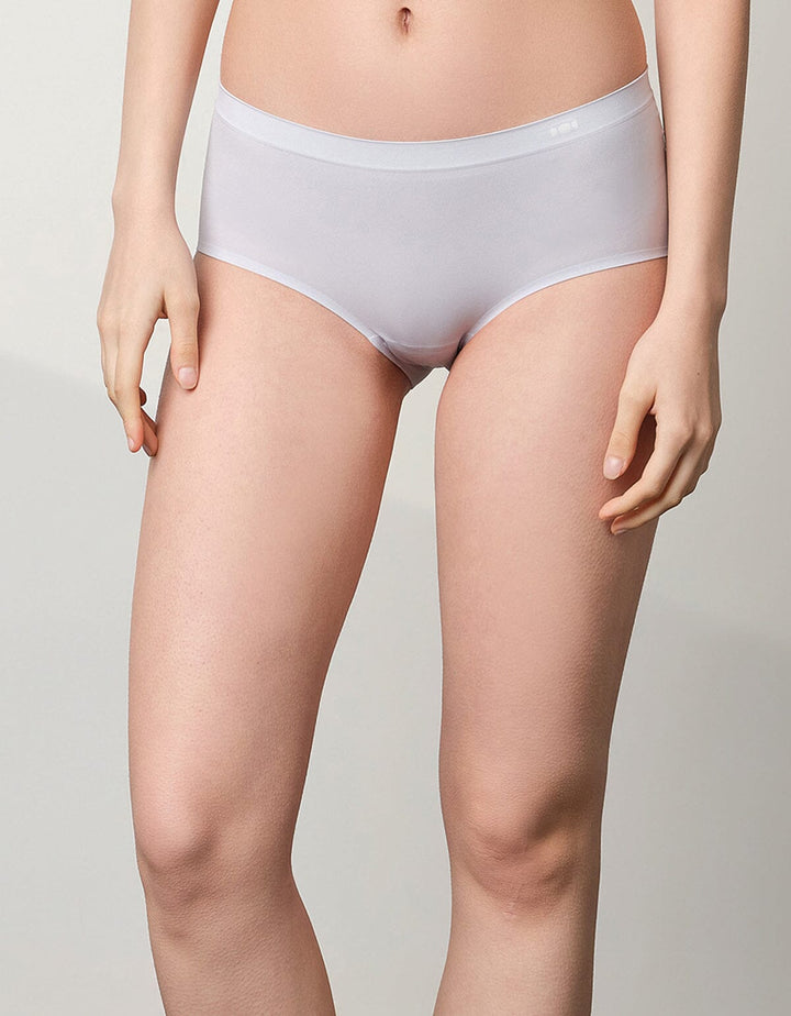 Seamless Knit Soft Touch Brief Panty Brief Her own words Periwinkle Grey S 