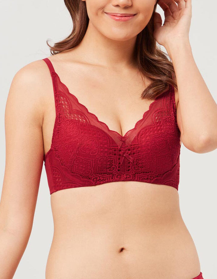 Stylist Plunge Push Up Lace Bra Bra Her own words 