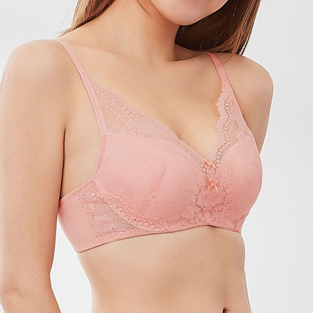 SUSTAINABLE REherbafoam™ Plunge Push Up Lace Bra Bra Her own words 