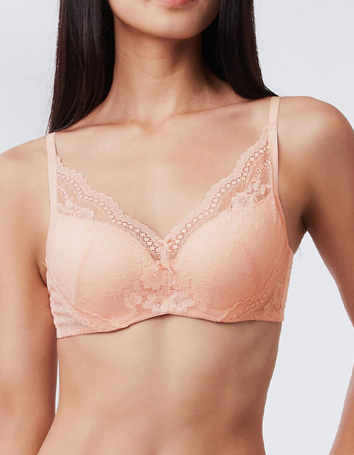 SUSTAINABLE REherbafoam™ Plunge Push Up Lace Bra Bra Her own words 