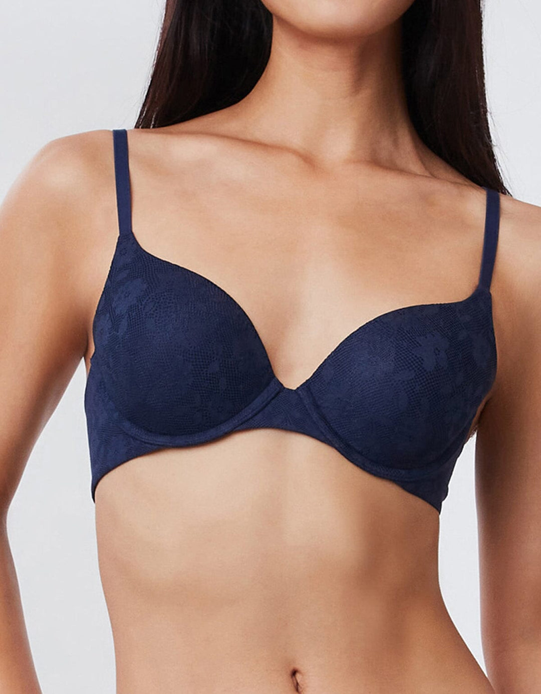 STYLIST Lightmesh Airy REmatrixpad™ Soft Touch Lightly Lined Bra Bra Her own words New Peacoat 70B 