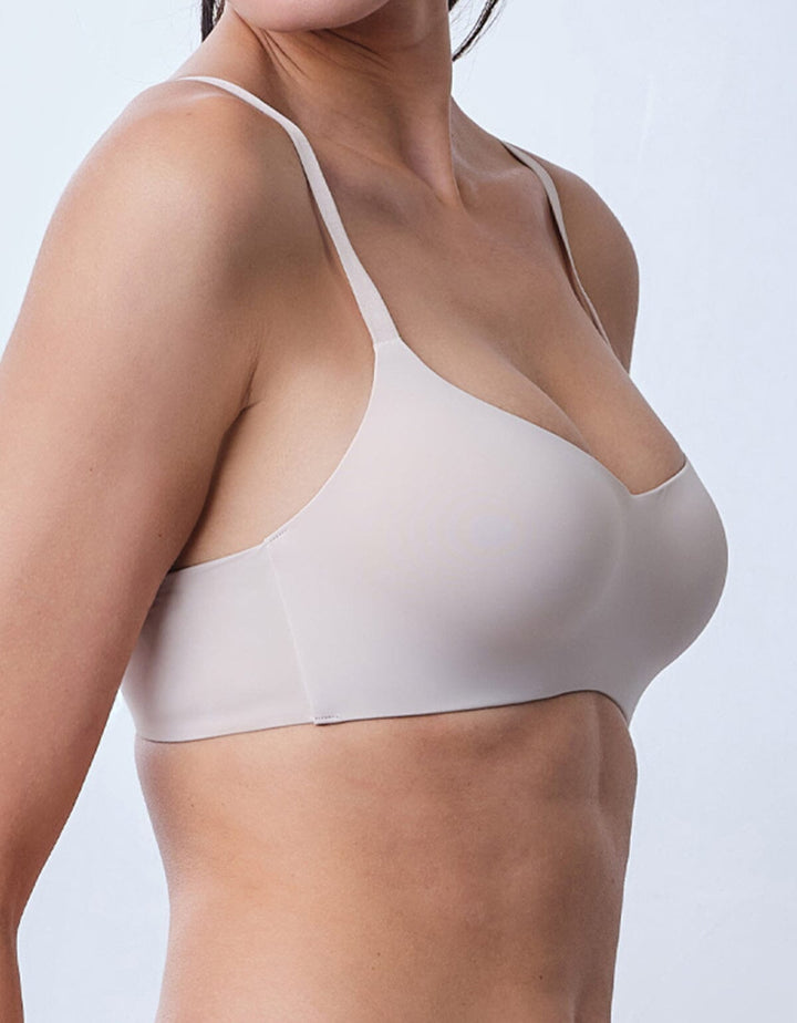 AIRY Cooling Non Wired Lightly Lined Scoop Bra Bra Her own words Pumice Stone 70A 
