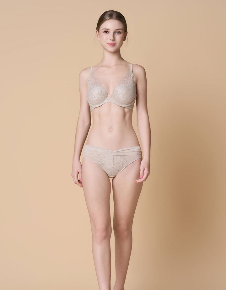 STYLIST Soft Touch Plunge Lightly Lined Lace Bra Bra Her own words 