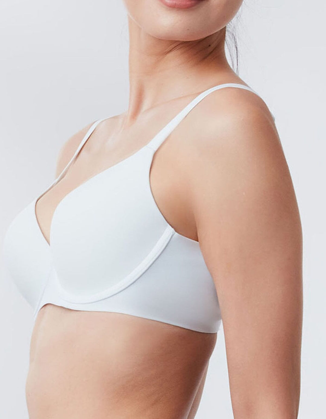 SOLUTION Full Coverage Lightly Lined Bra Bra Her own words New Wan Blue 70D 