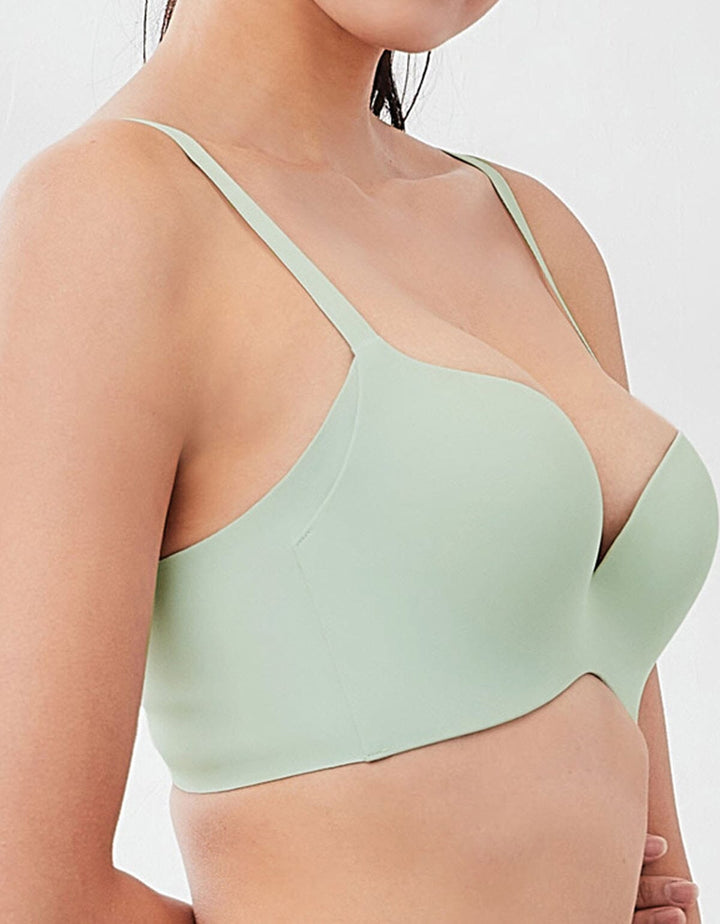 SOLUTION Soft Wire REadGrid™ Wing Butterfly Push Up Bra Bra Her own words Metal 70B 
