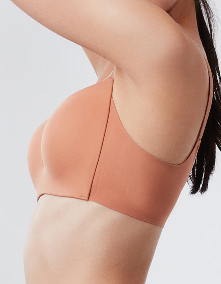 SOLUTION Airy REmatrixpad™ REsiltech™ Wing Non Wired Bra Bra Her own words Camel 70B 