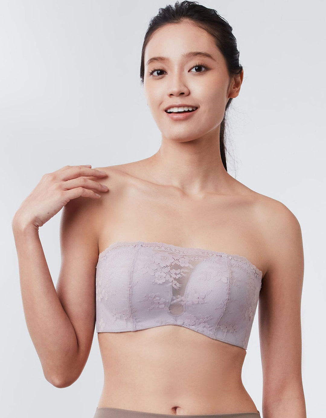 SUSTAINABLE REherbafoam™ Strapless Push Up Lace Bra Bra Her own words 