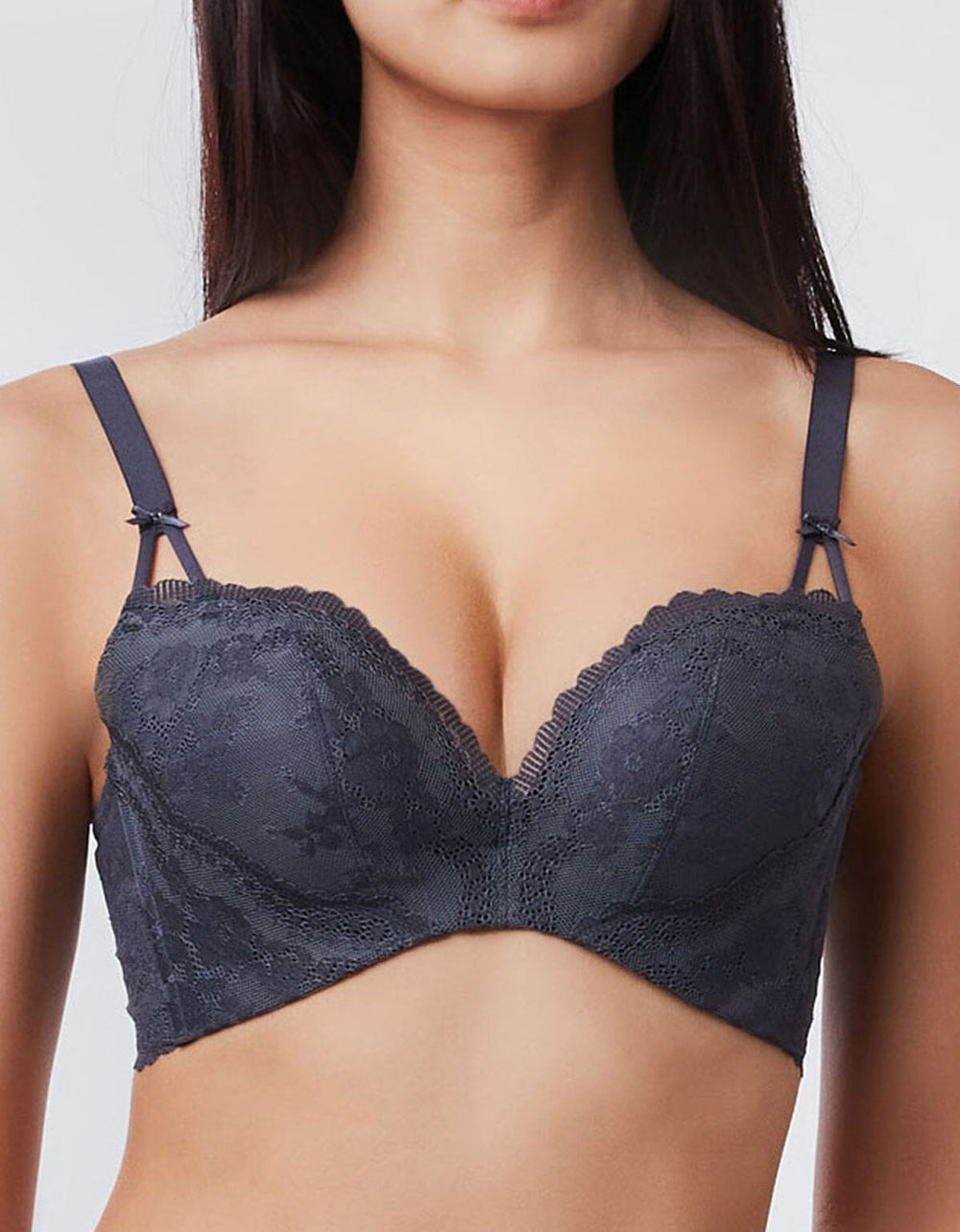 SUSTAINABLE REherbafoam™ W-Shape support Butterfly Push Up Lace Bra Bra Her own words 