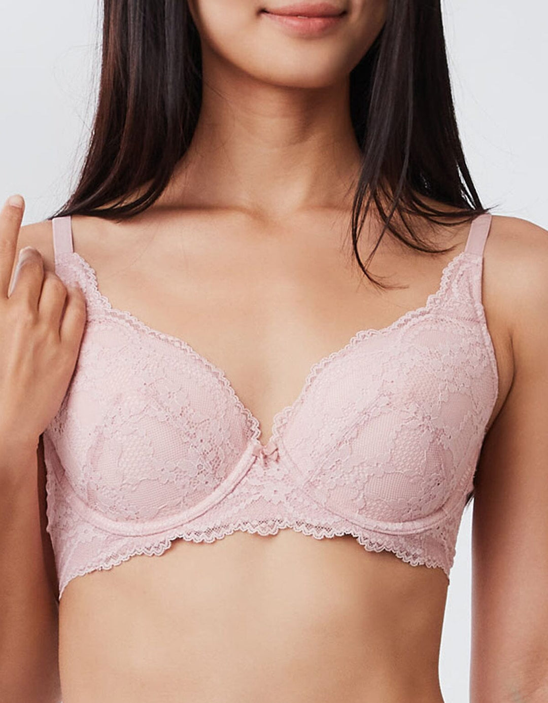 SUSTAINABLE REherbafoam™ Soft Touch Full Coverage Lightly Lined Lace Bra Bra Her own words 
