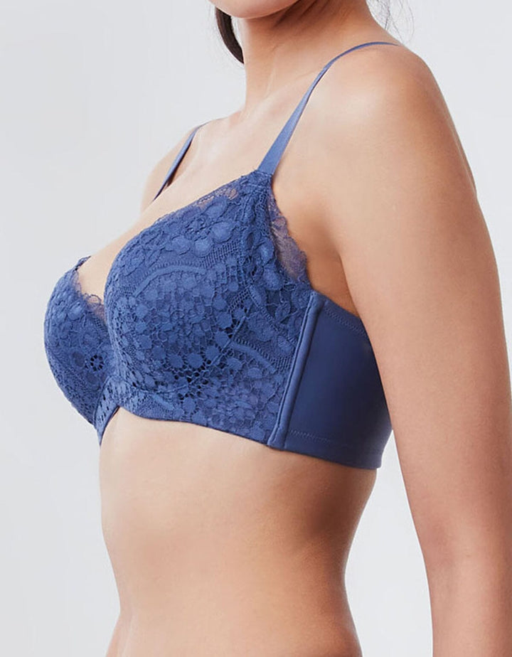 SOLUTION Butterfly Push Up Lace Bra Bra Her own words Coastal Fjord 70B 