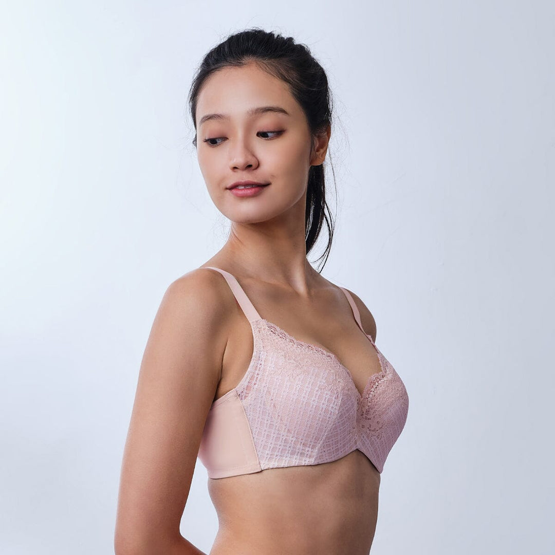 Sustainable REherbafoam™ Slim-cut & Cushioned Sling Push Up Lace Bra Bra Her Own Words 