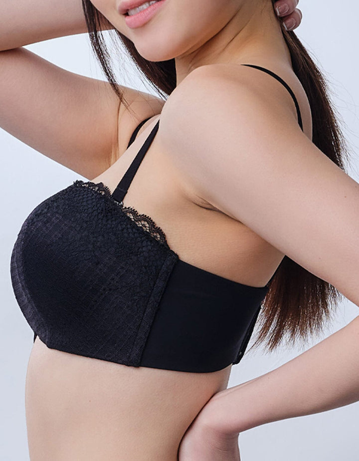 SUSTAINABLE REherbafoam™ Strapless Push Up Lace Bra Bra Her own words 