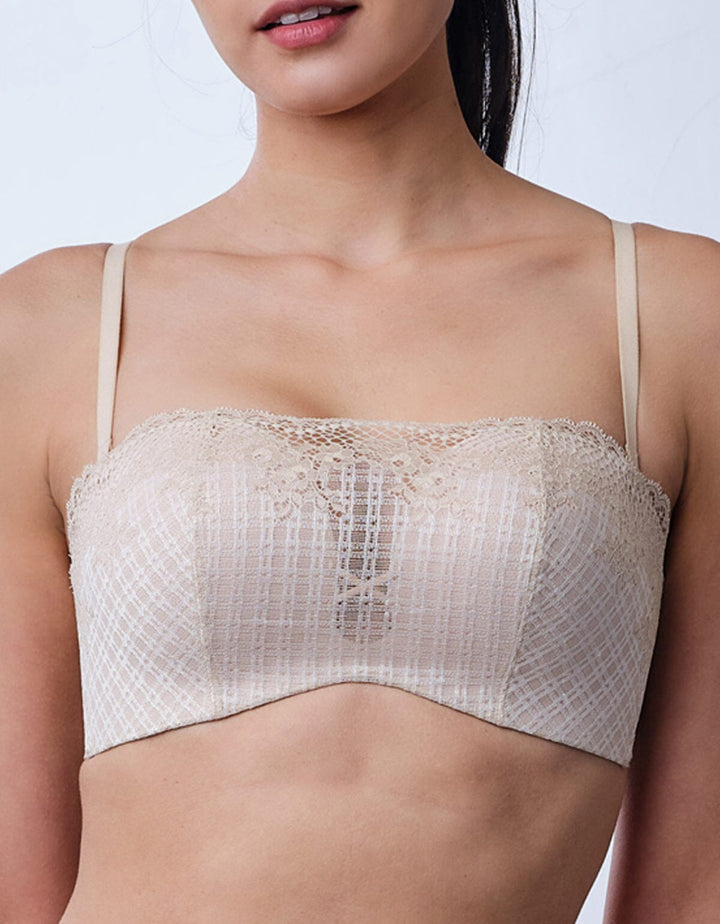 SUSTAINABLE REherbafoam™ Strapless Push Up Lace Bra Bra Her own words 