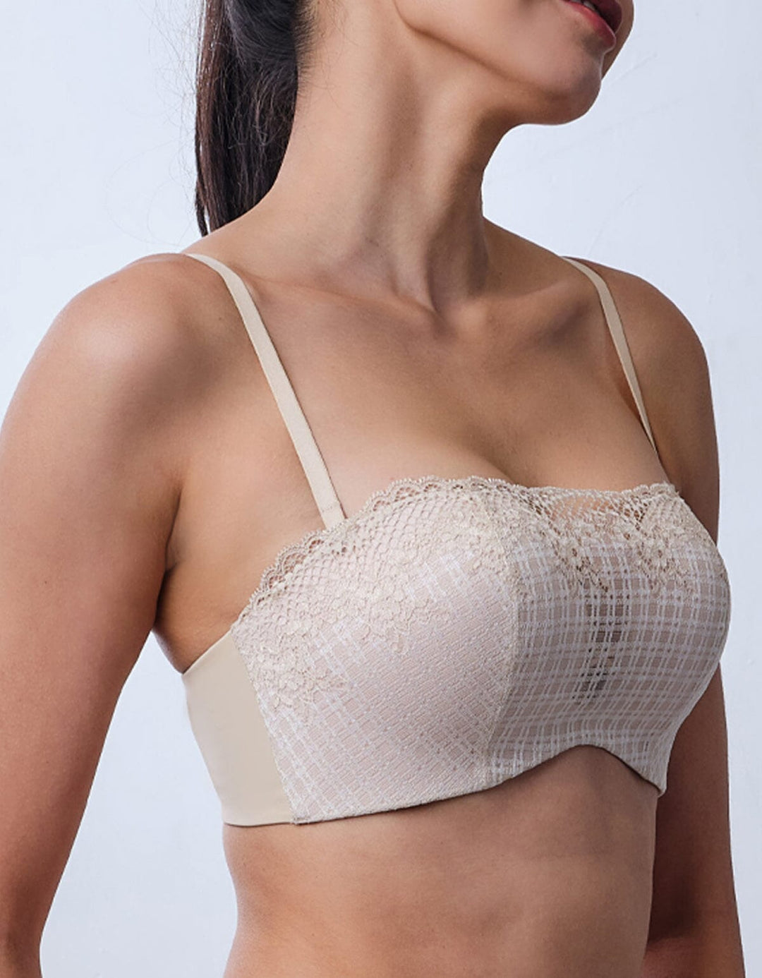SUSTAINABLE REherbafoam™ Strapless Push Up Lace Bra Bra Her own words 