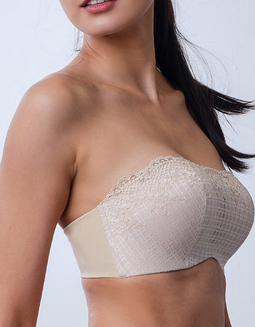 SUSTAINABLE REherbafoam™ Strapless Push Up Lace Bra Bra Her own words 