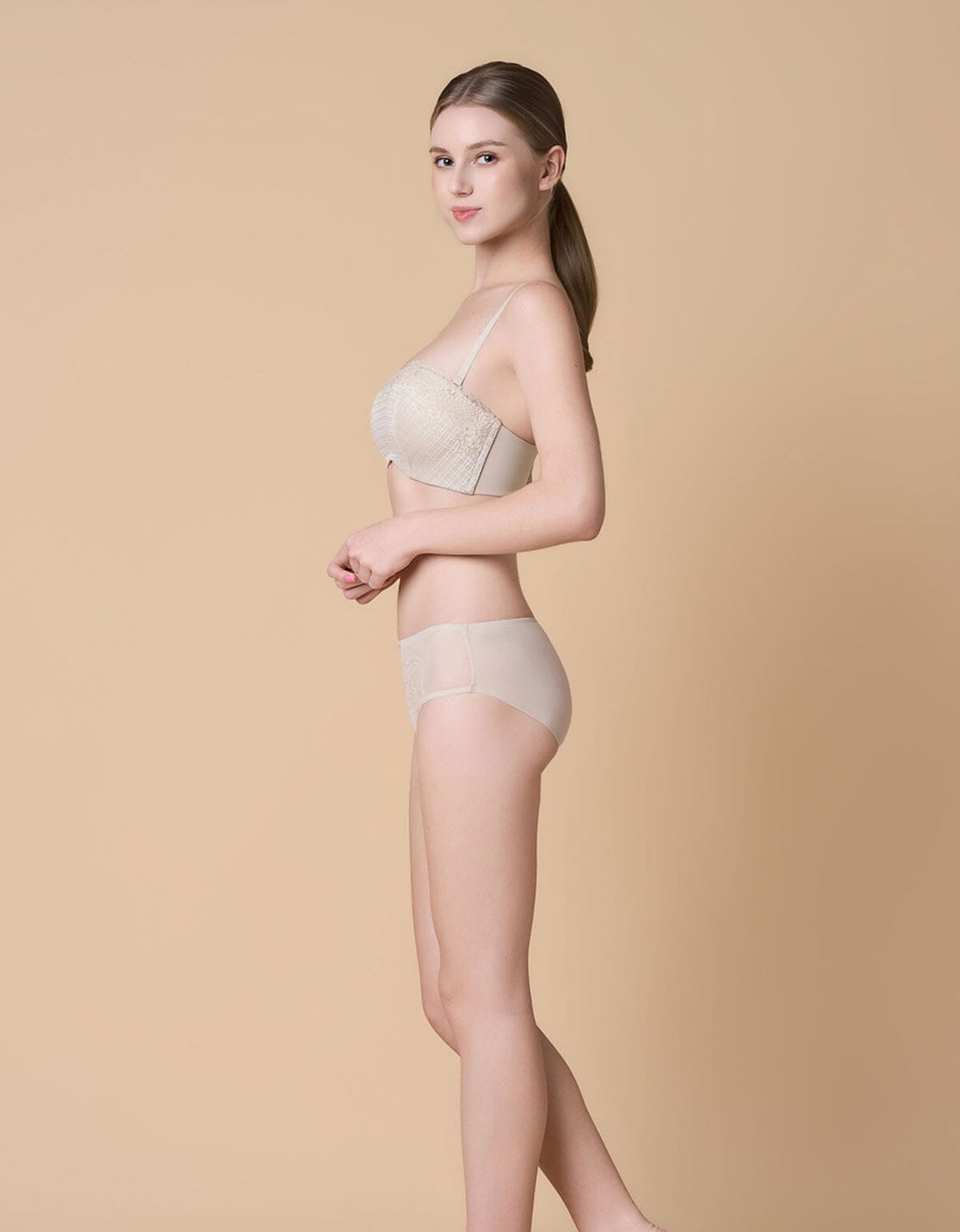 SUSTAINABLE Strapless Push Up Lace Bra Bra Her own words 