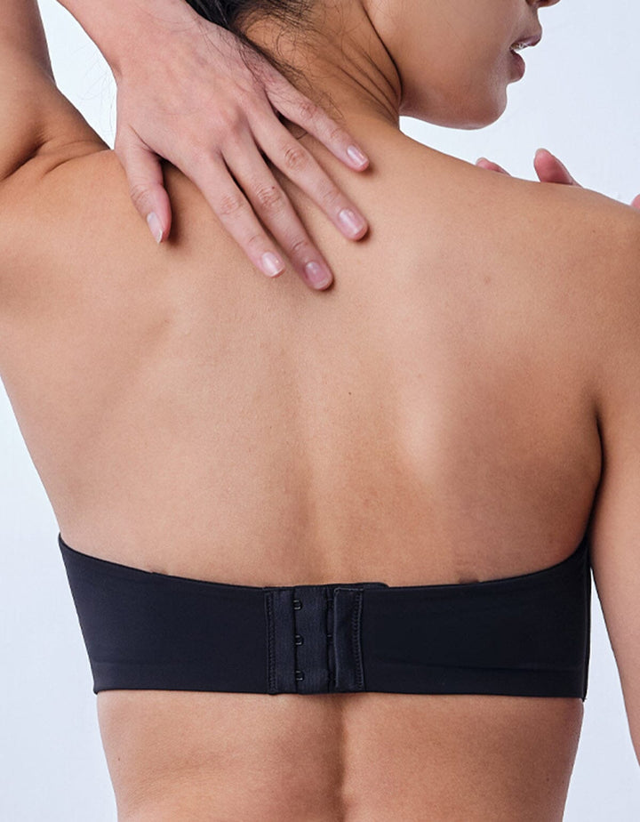 SUSTAINABLE REherbafoam™ Strapless Bandeau Light Push Up Bra Bra Her own words Black 70A 