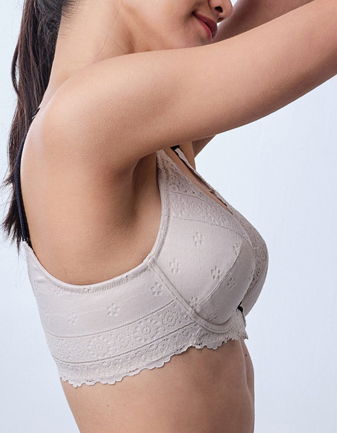 SUSTAINABLE REherbafoam™ Soft Touch Full Coverage Lightly Lined Lace Bra Bra Her own words 