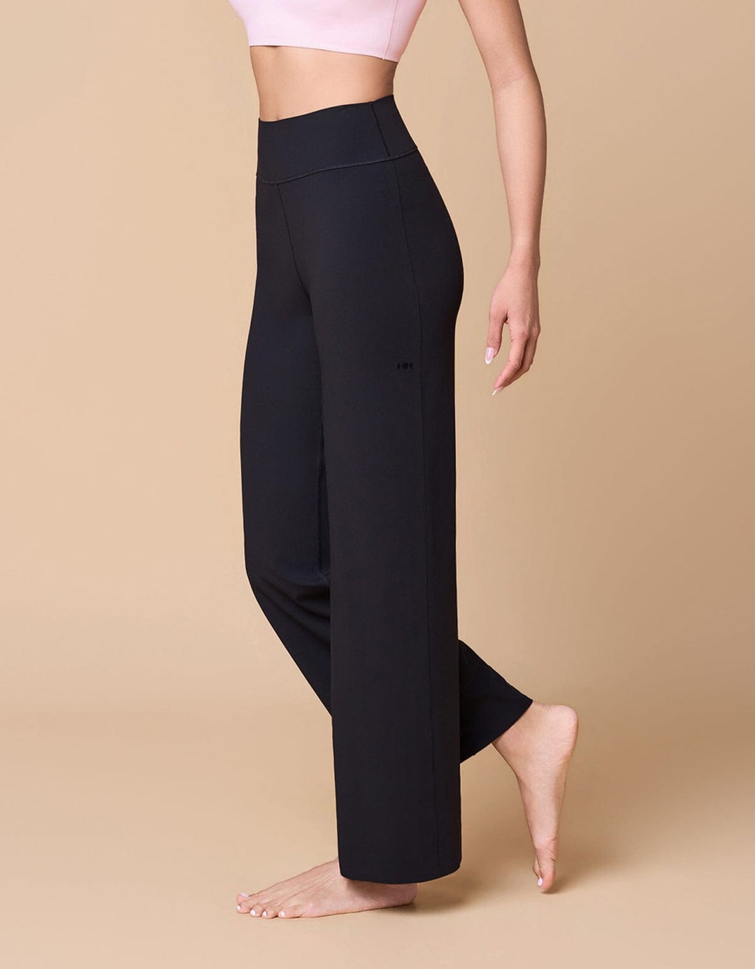 HOW-EFFORTLESS Mid Waist Straightleg Pants Leggings Her own words SPORTS 