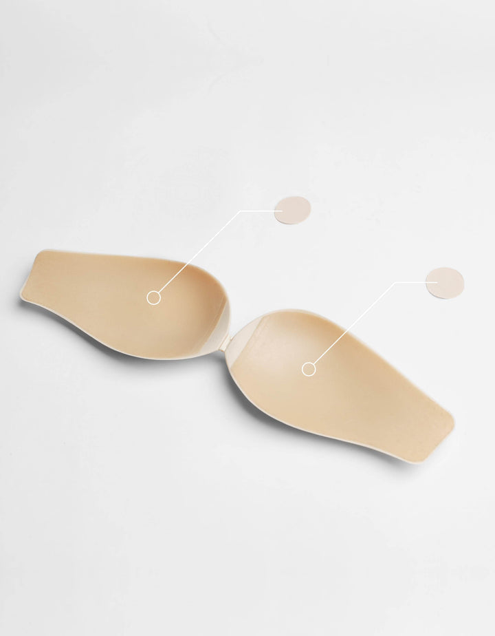 INVISIBLE Ultra-Thin Nude Bra Low-Cut Nude Bra Her own words 