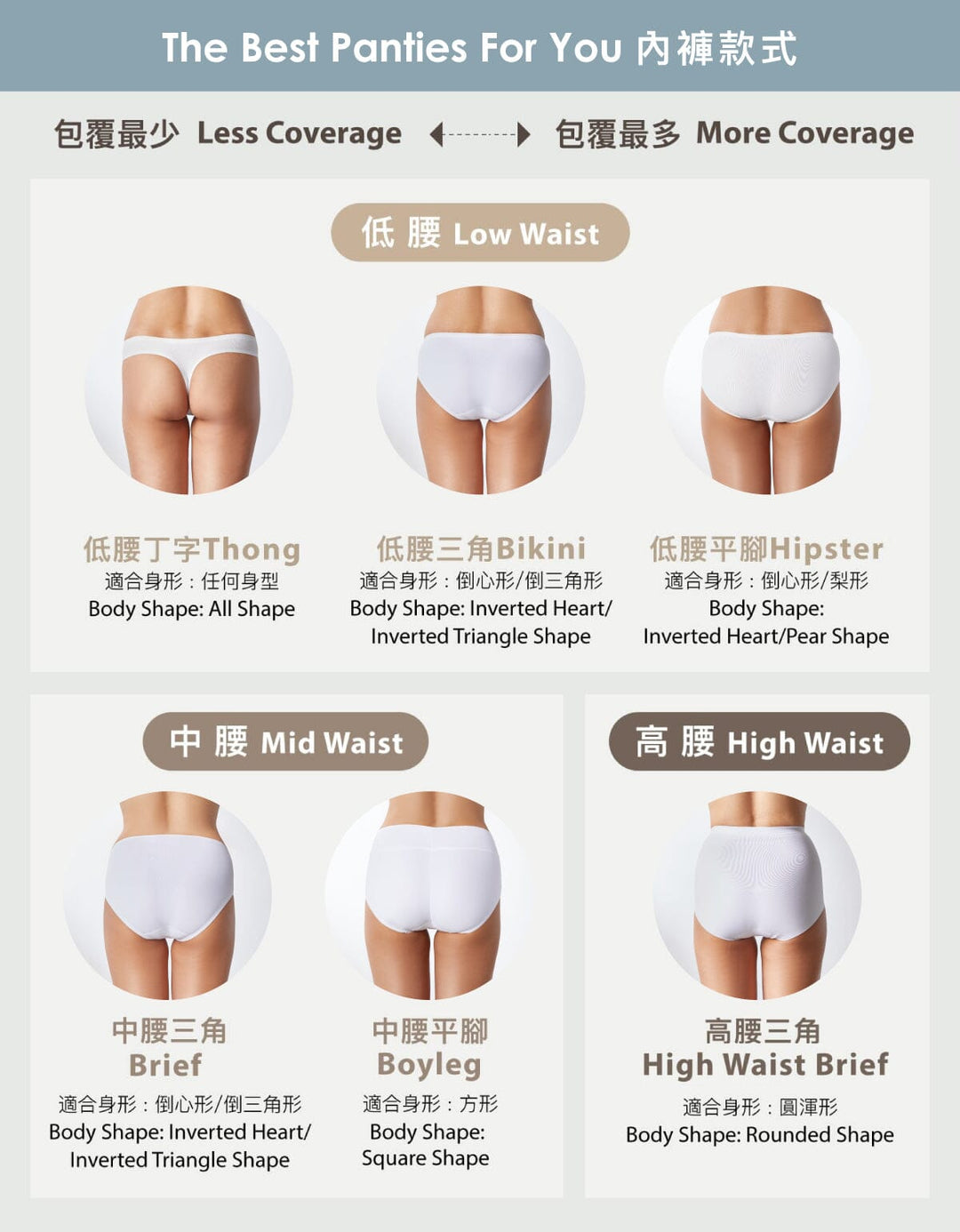 BREATHABLE Rib Fabric Bikini Panty Panty Her own words 