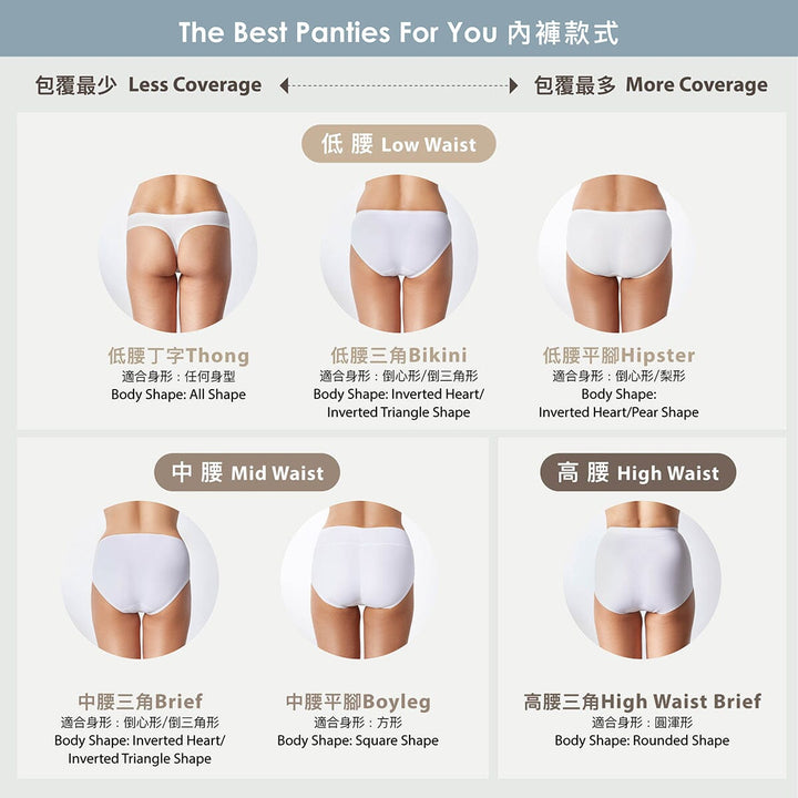 Breathable Rib fabric Brief Panty Panty Her own words 