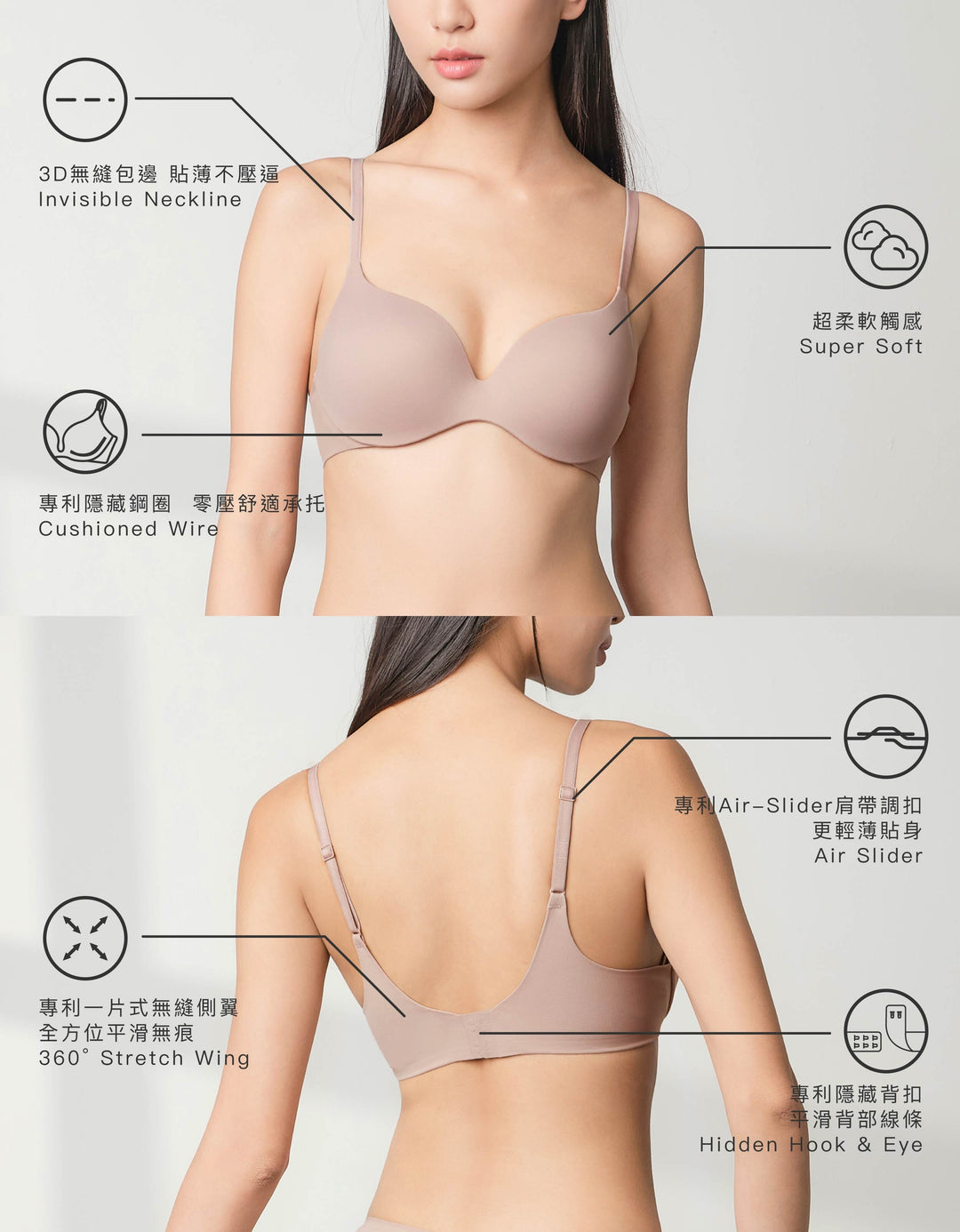 SIGNATURE Lightly Lined Bra Bra Her own words 