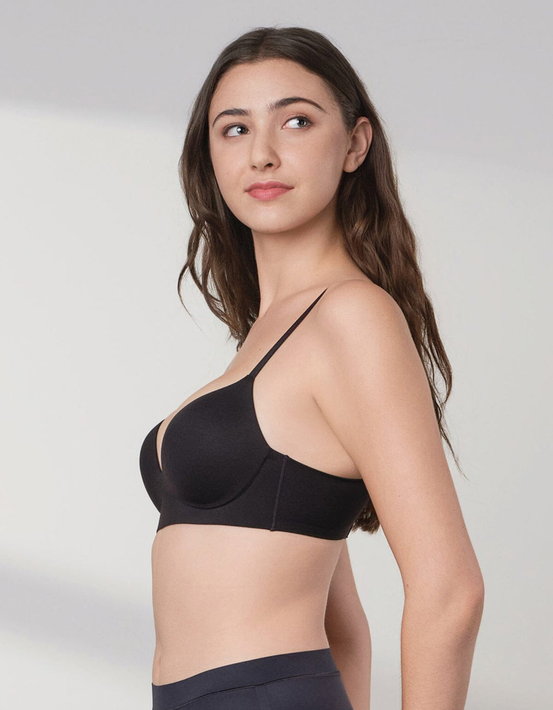 SIGNATURE Non Wired Push Up Bra Bra Her own words Black 70A 