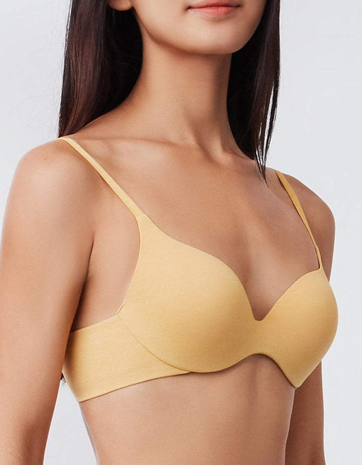 SIGNATURE Heather Lightly Lined Bra Bra Her own words Denim New Ochre 70B 