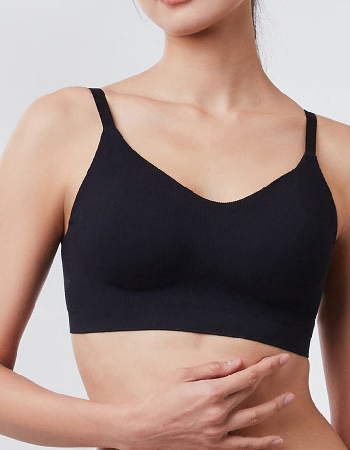SUSTAINABLE REherbafoam™ REextraSkin™ W-Shape Support Knit Bra Top Bra Her own words 