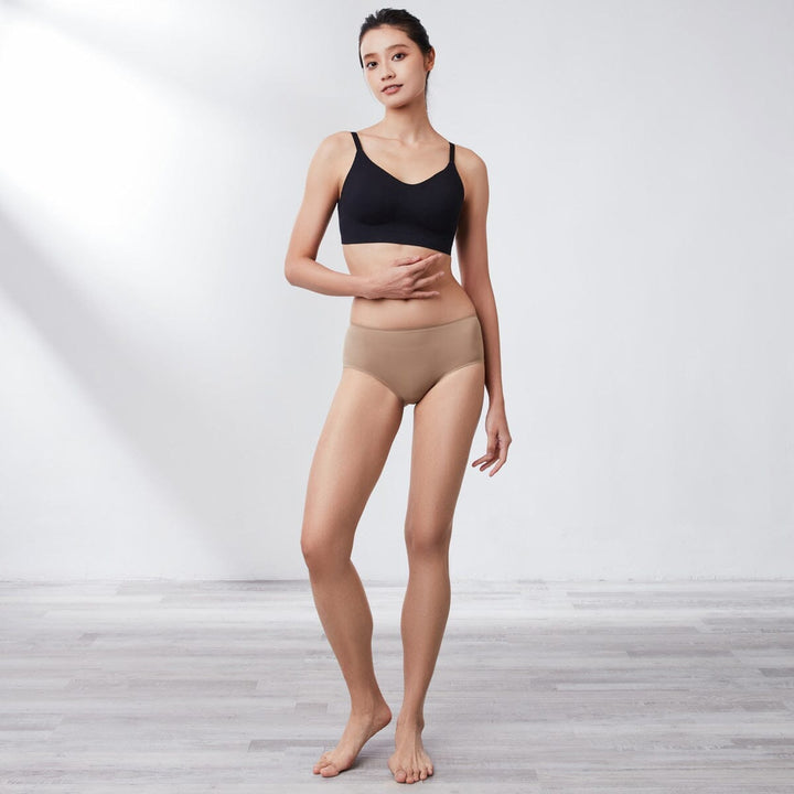 Sustainable REherbafoam??? & REextraSkin??? W-Shape Support Seamless Knit Bra Top Bra Her Own Words 