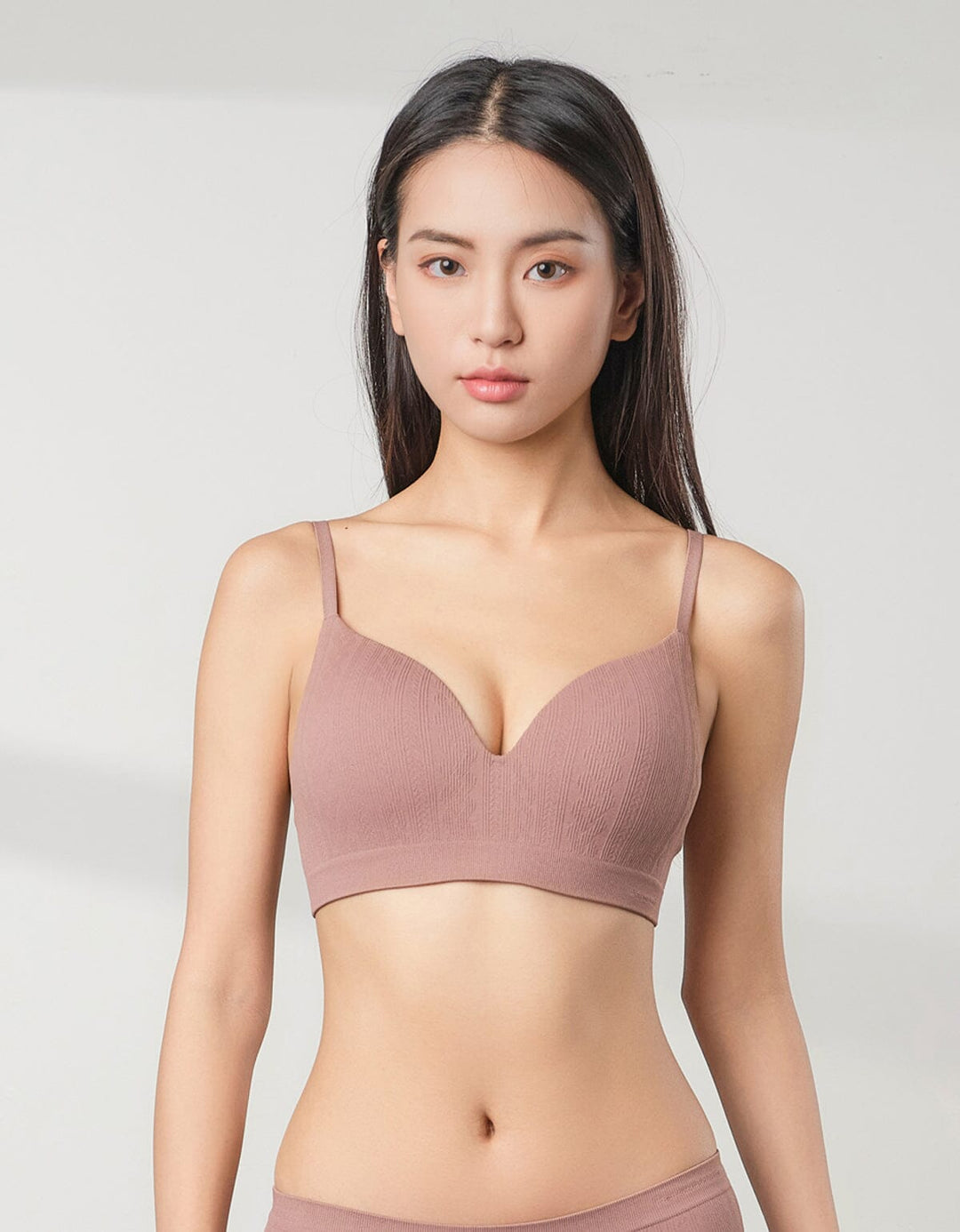 INVISIBLE Seamless Knit Soft Touch Non Wired Bra Bra Her own words 