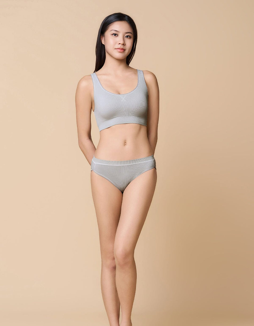 Seamless Knit Rib Bikini Panty Bikini Her own words 