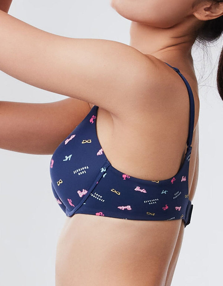 Barbie™ x Her own words SIGNATURE Soft Touch Lightly Lined Bra Bra Her own words Barbie Print 70B 