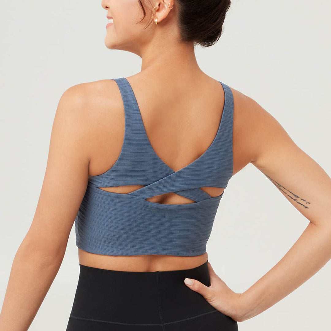 REextraSkin™ Longline Low Impact Sports Bra Sports Bra Her own words SPORTS Insignia Blue 70B 