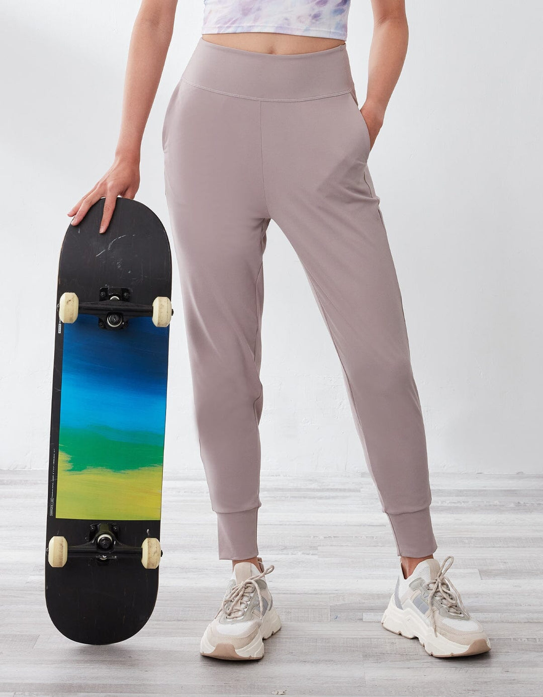 HOW- EFFORTLESS Lifestyle High-Waist UV Protection Full Length Jogger Jogger Her own words SPORTS 