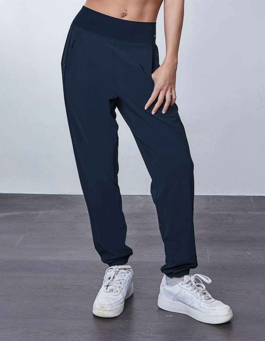 HOW- STAYDRY Mid-Waist Cool Touch Ankle Jogger Jogger Her own words SPORTS 