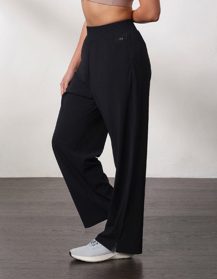 HOW- STAYDRY High-Waist Cool Touch Straight Leg Full Length Pants Pants Her own words SPORTS 