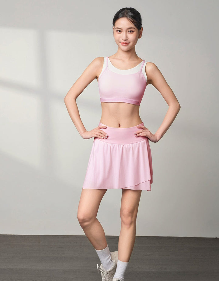 (No photo) HOW-AIRY Ribbed Breathable Medium Impact Sports Bra Sports Bra Her own words SPORTS 